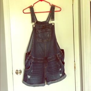 Maternity Overall Shorts